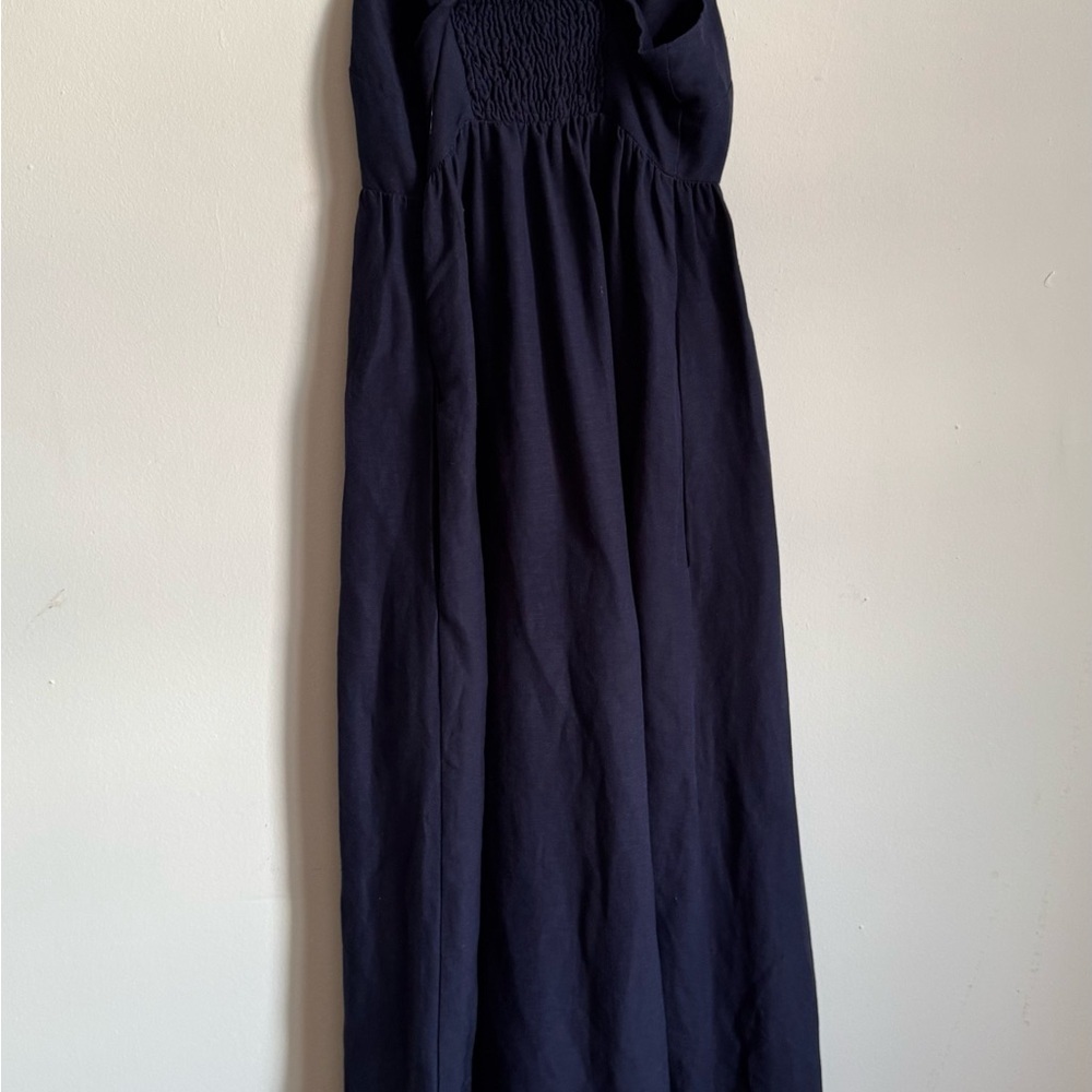 L'Agence Jessamy Empire Waist Linen Dress 0 - Picture 4 of 10